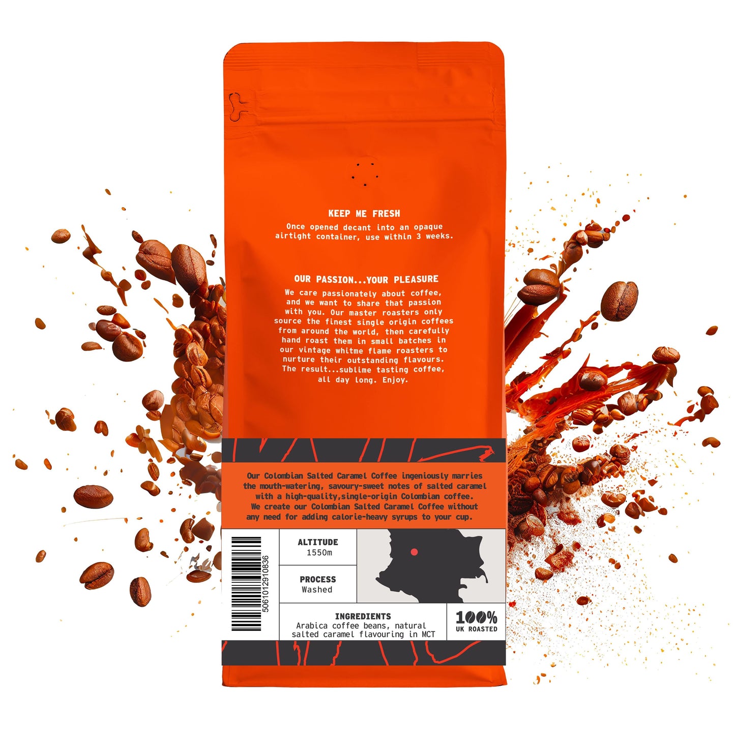 Colombian Salted Caramel Flavoured Coffee