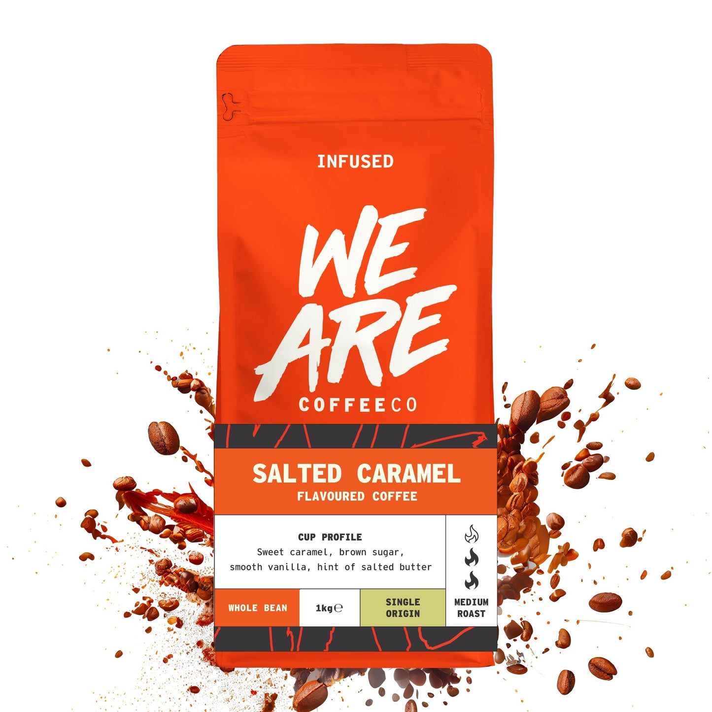 Colombian Salted Caramel Flavoured Coffee